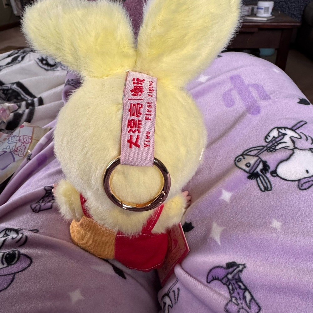 Mini Tiny Rabbit Baby Toy - Yellow - Picture 3 of 4